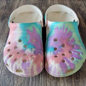 Tie Dye Crocs